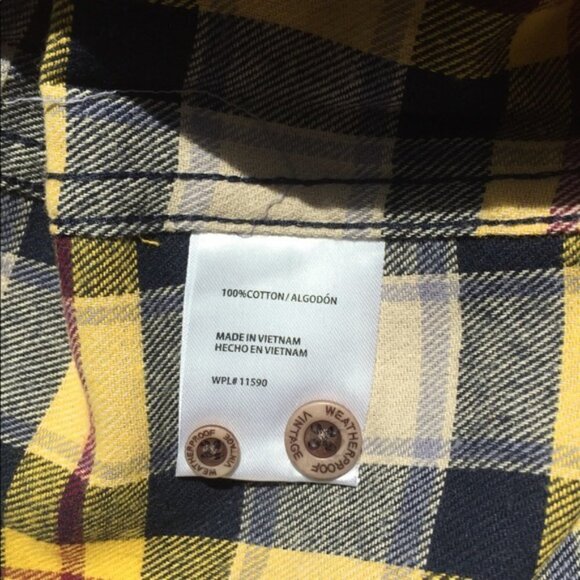 Weatherproof Vintage Buffalo Plaid Shirt Jacket Shacket - Picture 8 of 11